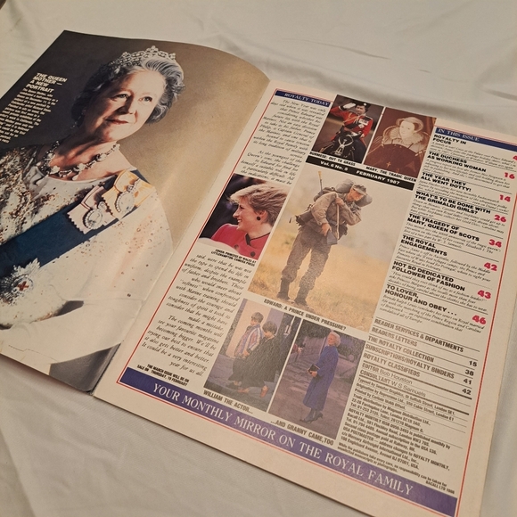 ROYALTY MONTHLY MAGAZINE - PRINCESS DIANA COVER (FEBRUARY 1987, VOL.6 NO.5) - Picture 8 of 10